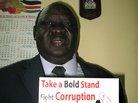 Justice John Gatwech, chairman of the South Sudan Anti-Corruption Commission, says his organization is doing its best to track stolen assets, but it lacks trained investigators and prosecutorial power. Justice John Gatwech, chairman of the South Sudan Anti-Corruption Commission, says his organization is doing its best to track stolen assets, but it lacks trained investigators and prosecutorial power.