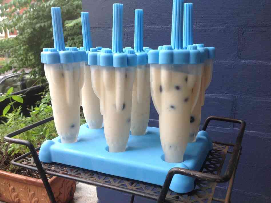 Sweet-Corn Blueberry Pops