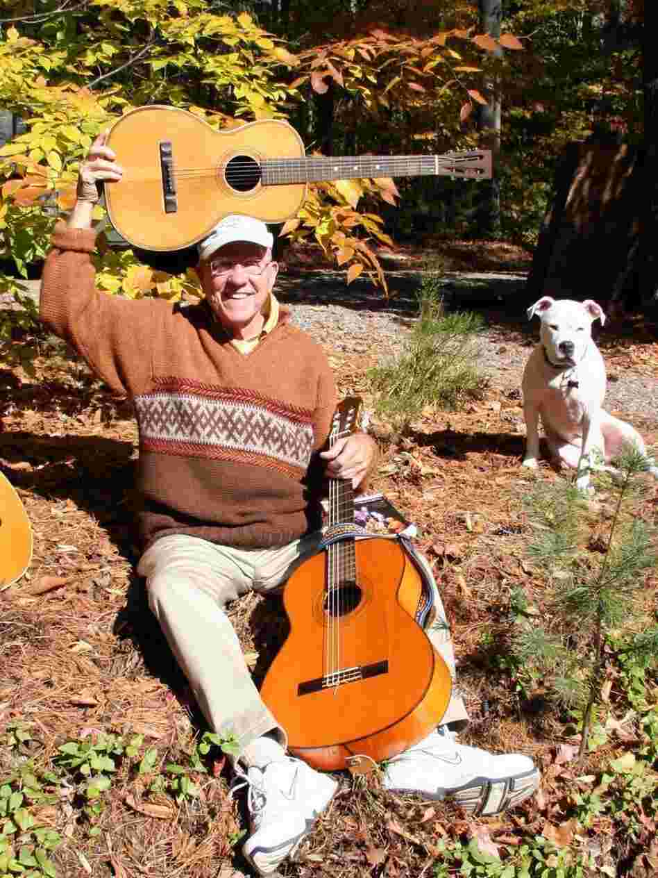 Wheeler today, with his dog Gracie Pearl.