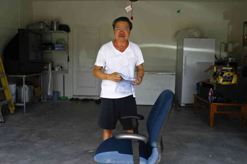 My Bui just had a model home built in Brandon, Fla., which he and his wife moved into in June. Brandon is a Tampa suburb that has been hit hard by foreclosures, but Bui says the plots in their development are selling, and houses are going up fast.
