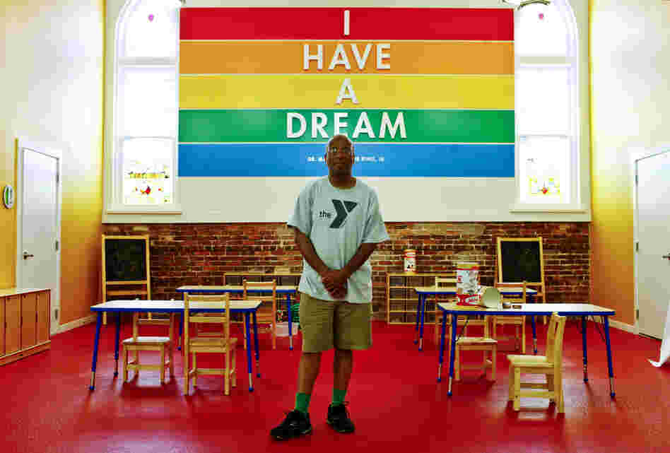 Robert "Pete" Edwards is a registered Republican who argues that Obama has not done enough for the black community. Edwards' grandson, Michael Bailey, 2, was the last baby baptized in the historic St. Paul's church, before the building was sold and turned into a community center.