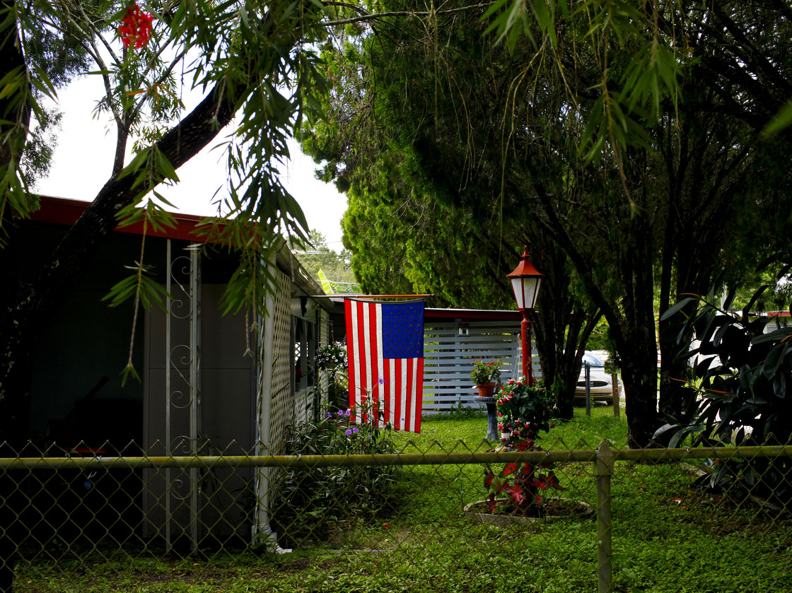 The home of Ed Faucher on the corner of First and Main in Lutz, Fla.