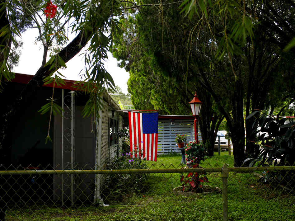 The home of Ed Faucher on the corner of First and Main in Lutz, Fla.