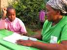 Alice Njeri found work, and her 10-year-old son Mike — who is physically and mentally disabled — received therapy and other services at a community center in Maai Mahiu, outside Nairobi, Kenya. Alice Njeri found work, and her 10-year-old son Mike — who is physically and mentally disabled — received therapy and other services at a community center in Maai Mahiu, outside Nairobi, Kenya.
