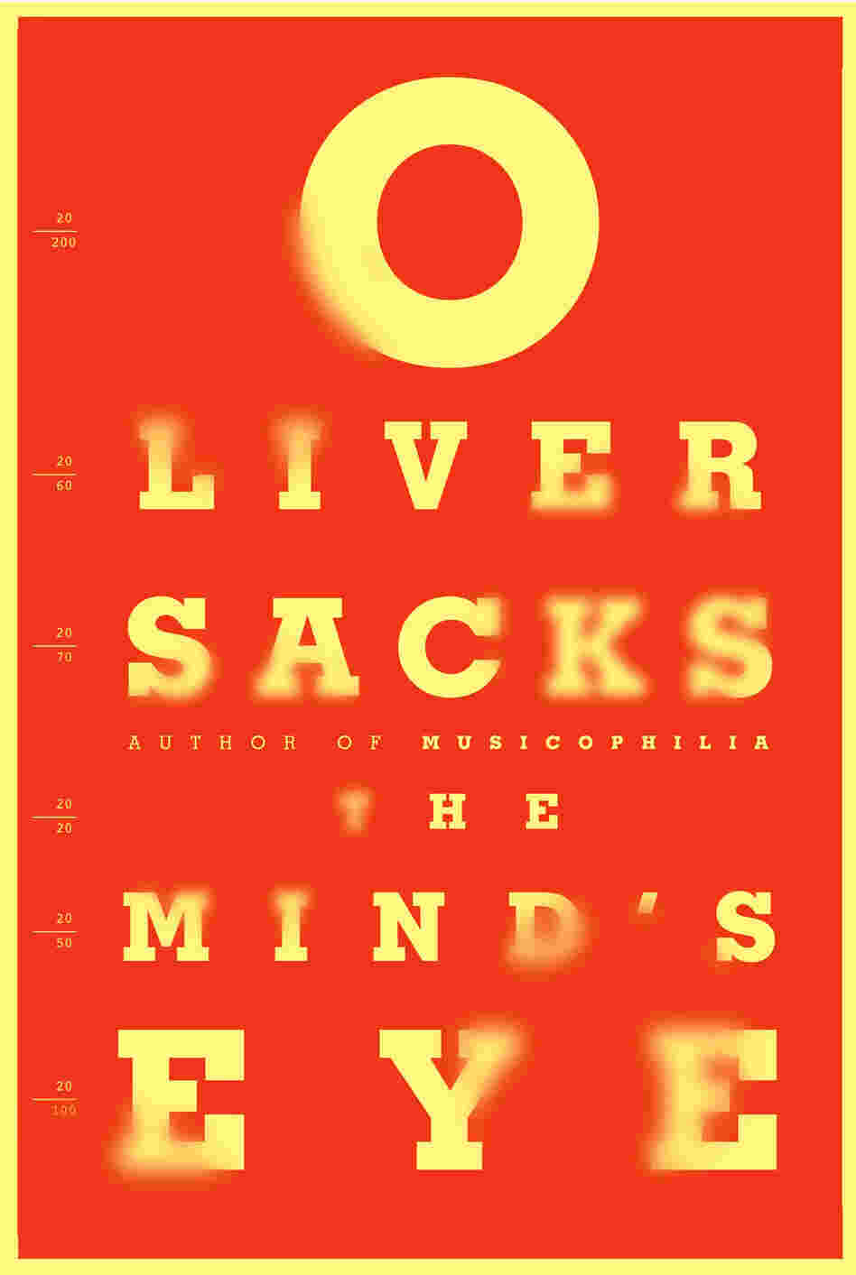 The Mind's Eye by Oliver Sacks: "This book by the renown neuro-scientist is about how eyesight works in the brain and how it doesn't. When the author goes to the optometrist for a checkup and the eye chart starts doing strange things, he knows there is a problem. It spurs him on to research the miraculous phenomena of how we see."