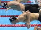 Swimmers Michael Phelps and Ryan Lochte deploy their muscles to win medals for the United States at the 2012 London Olympic Games. Swimmers Michael Phelps and Ryan Lochte deploy their muscles to win medals for the United States at the 2012 London Olympic Games.