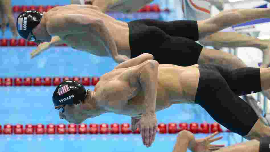 Swimmers Michael Phelps and Ryan Lochte deploy their muscles to win medals for the United States at the 2012 London Olympic Games.