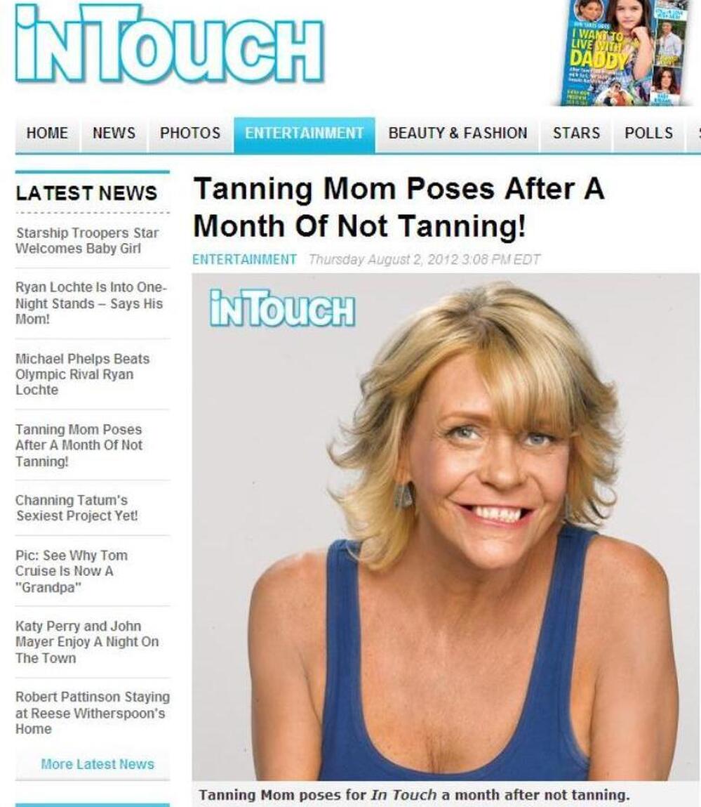 Patricia Krentckil's new look, for In Touch magazine.