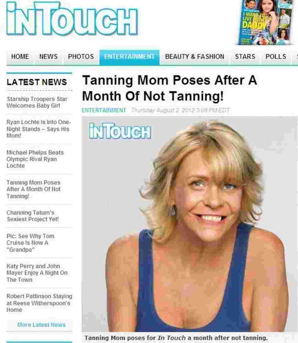 Patricia Krentckil's new look, for In Touch magazine.