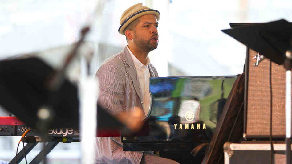 Pianist Jason Moran performs as a part of the Jack DeJohnette All-Stars at the 2012 Newport Jazz Festival. Pianist Jason Moran performs as a part of the Jack DeJohnette All-Stars at the 2012 Newport Jazz Festival.