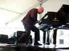 Pianist Ethan Iverson of The Bad Plus performs at the 2012 Newport Jazz Festival.