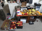 Rescued food waiting to be delivered. Rescued food waiting to be delivered.