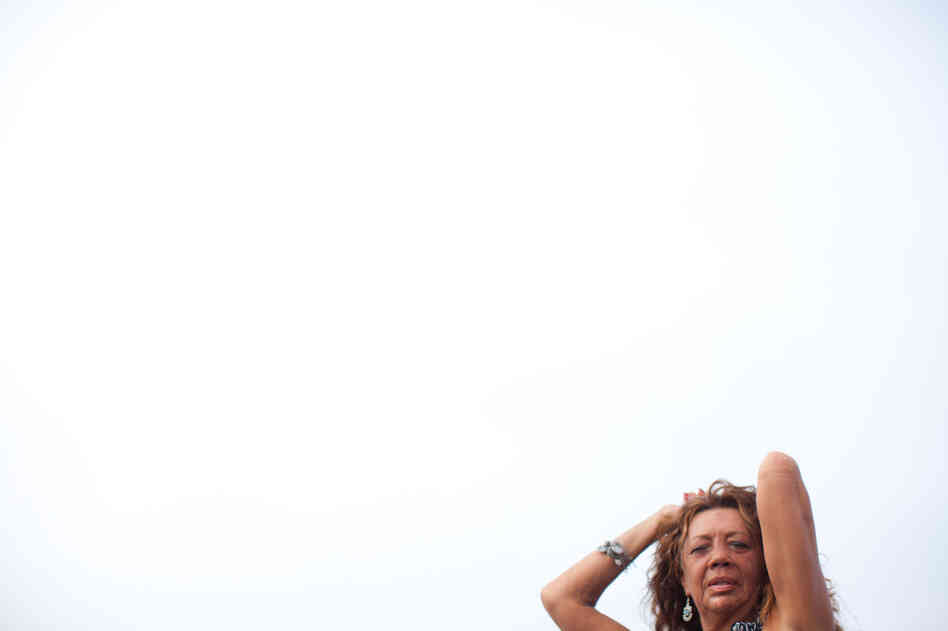 The Tedeschi Trucks Band inspired a few dancers as blue skies turned to misty twilight on Sunday of the 2012 Newport Jazz Festival.