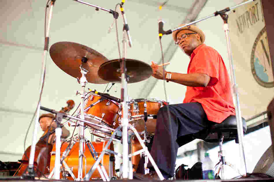 Drummer Lewis Nash performed several times at Newport as a sideman, but was also given the opportunity to lead his own quintet during the first performance on Sunday morning. His frequent associate, Peter Washington, held down the bass chair ably.