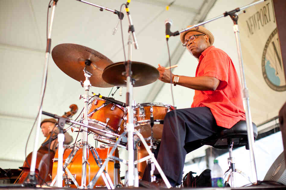 Drummer Lewis Nash performed several times at Newport as a sideman, but was also given the opportunity to lead his own quintet during the first performance on Sunday morning. His frequent associate, Peter Washington, held down the bass chair ably.