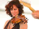 Violinist Jenny Scheinman performs at the 2012 Newport Jazz Festival.