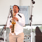 Saxophonist Rudresh Mahanthappa performs with bassist Rich Brown at the 2012 Newport Jazz Festival. Saxophonist Rudresh Mahanthappa performs with bassist Rich Brown at the 2012 Newport Jazz Festival.