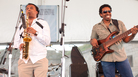 Saxophonist Rudresh Mahanthappa performs with bassist Rich Brown at the 2012 Newport Jazz Festival. Saxophonist Rudresh Mahanthappa performs with bassist Rich Brown at the 2012 Newport Jazz Festival.