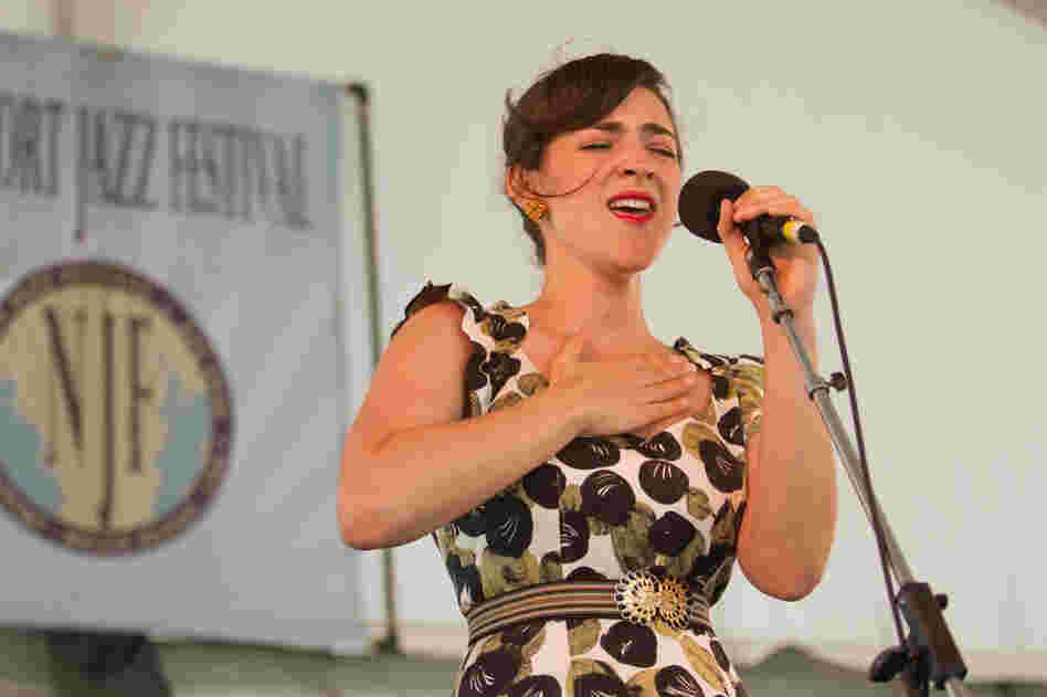 The folky singer-songwriter Becca Stevens was billed as a special guest with the duo of Lionel Loueke and Gretchen Parlato.