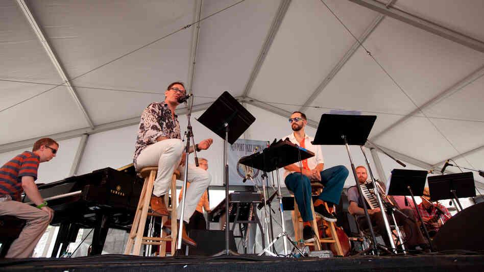 John Hollenbeck's Claudia Quintet performs at the 2012 Newport Jazz Festival. John Hollenbeck's Claudia Quintet performs at the 2012 Newport Jazz Festival.