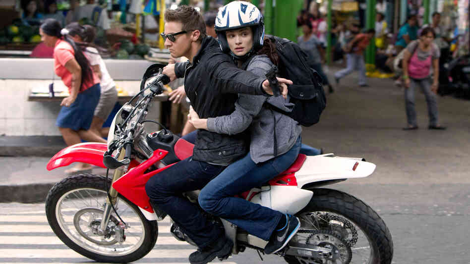 Aaron Cross (Jeremy Renner) and Marta Shearing (Rachel Weisz) in an action sequence from The Bourne Legacy. The franchise, now four installments in, marches on with a new lead character and actor. Aaron Cross (Jeremy Renner) and Marta Shearing (Rachel Weisz) in an action sequence from The Bourne Legacy. The franchise, now four installments in, marches on with a new lead character and actor.