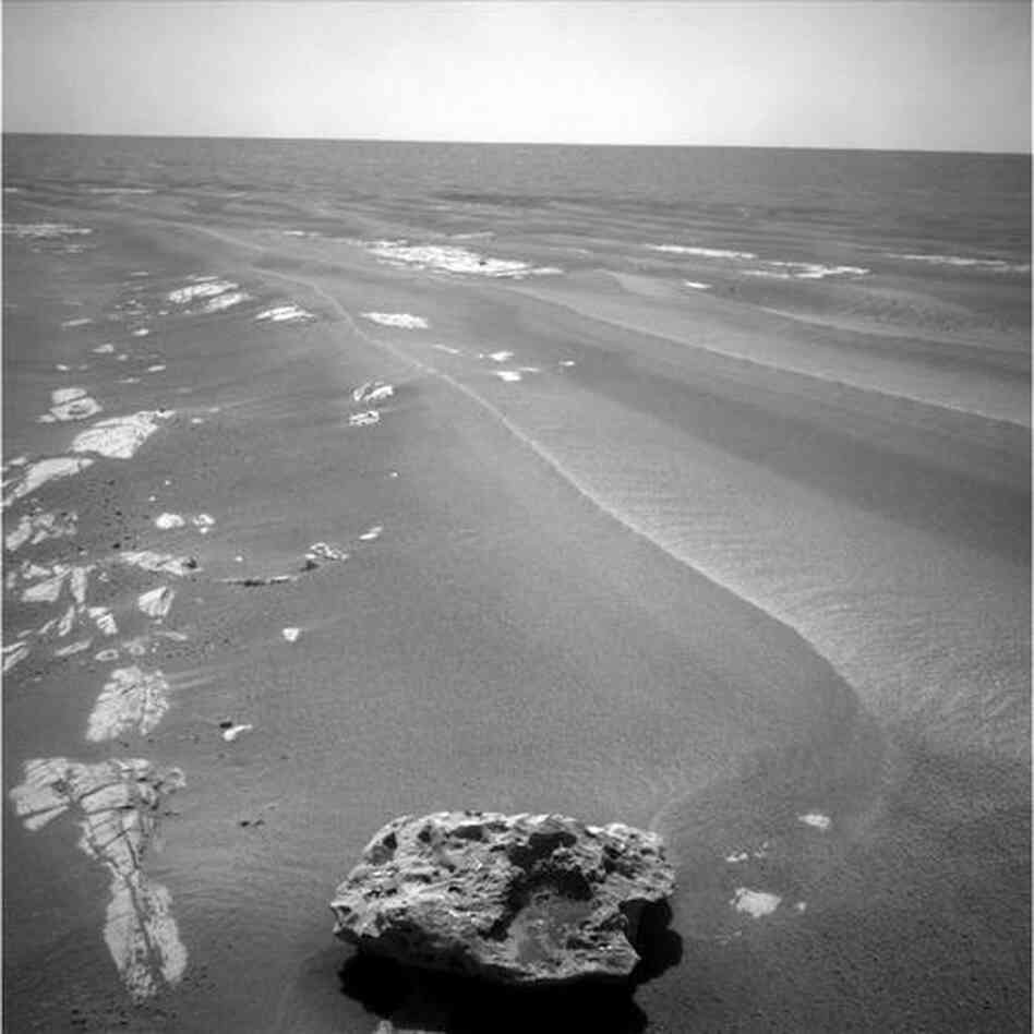 This image of Block Island was taken by Opportunity in 2009.