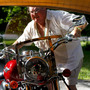 Gregory Brown, 52, lives in a trailer park community in Lutz, Fla., near the corner of First and Main streets. He lives off unemployment checks and blames President Obama for his financial difficulties.