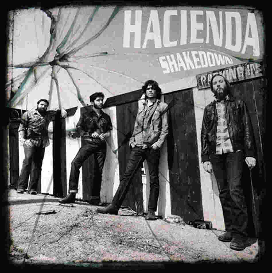 The artwork for Hacienda's Shakedown. The artwork for Hacienda's Shakedown.