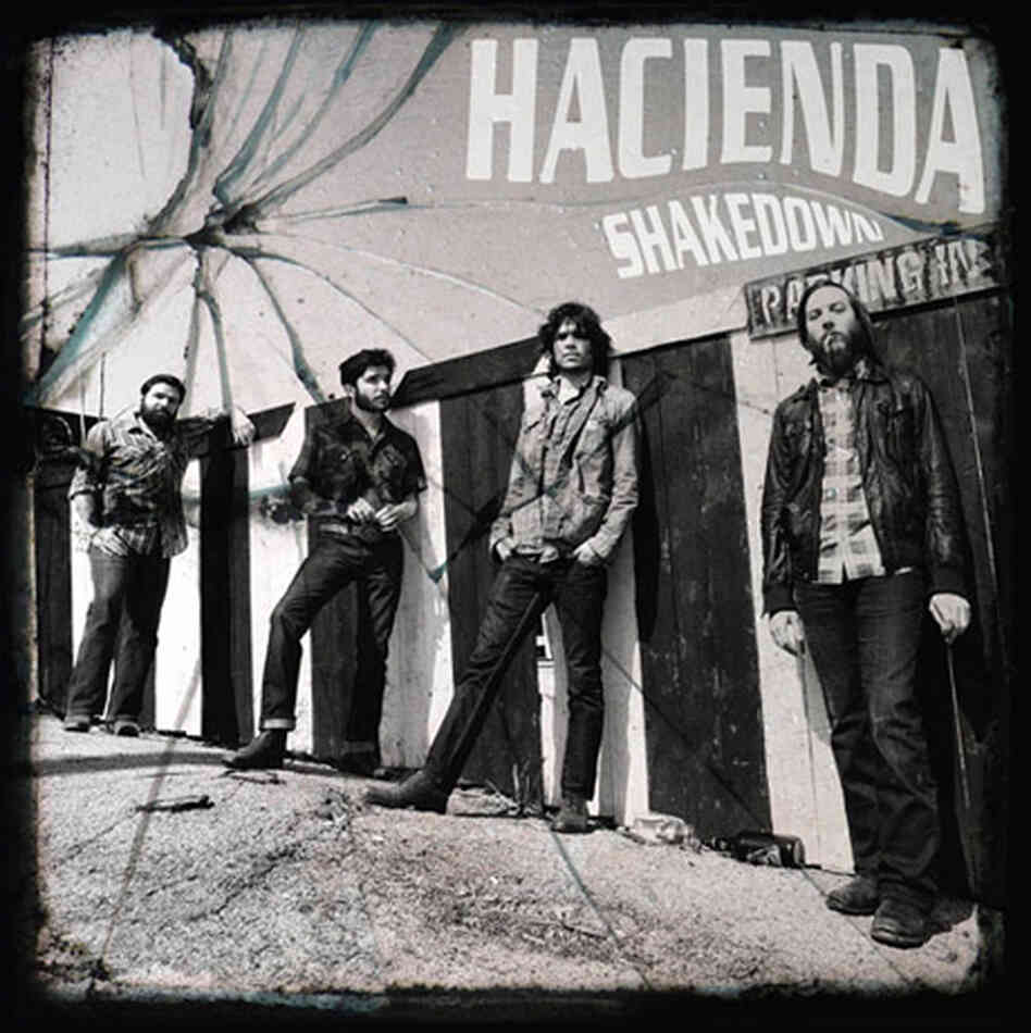 The artwork for Hacienda's Shakedown. The artwork for Hacienda's Shakedown.