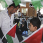 Palestinians look at items in a gift shop as they wait to cross into Egypt at the Rafah border crossing in the Gaza Strip last month. Egypt shut down the crossing less than a week later, after a deadly attack near Rafah left 16 Egyptian soldiers dead.