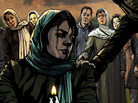 An Iranian woman mourns in The Green Wave, a documentary that mixes live action and animation to tell the story of the protests that erupted in the country during its 2009 elections. An Iranian woman mourns in The Green Wave, a documentary that mixes live action and animation to tell the story of the protests that erupted in the country during its 2009 elections.