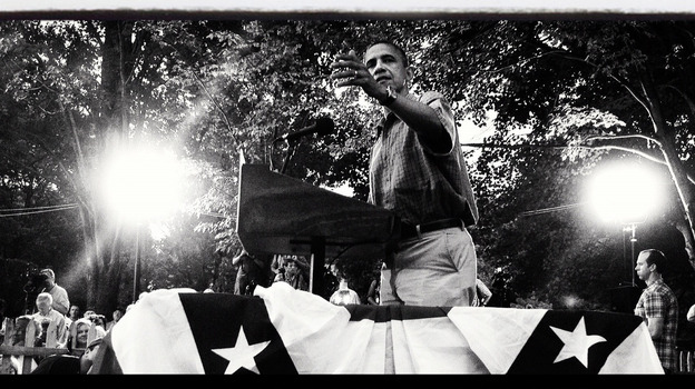 President Obama delivers remarks at a campaign event on July 5 in Parma, Ohio.
