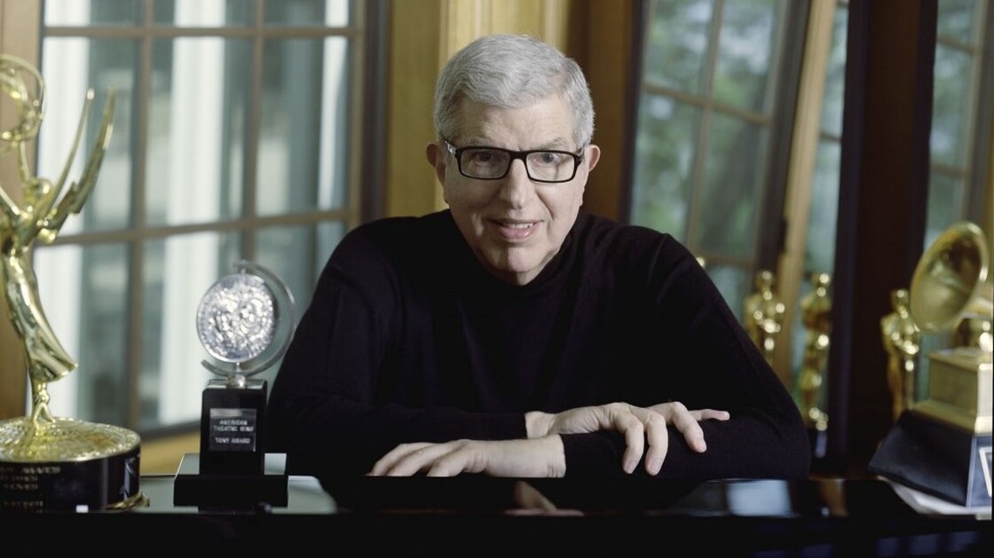 Marvin Hamlisch, with some of his many awards.