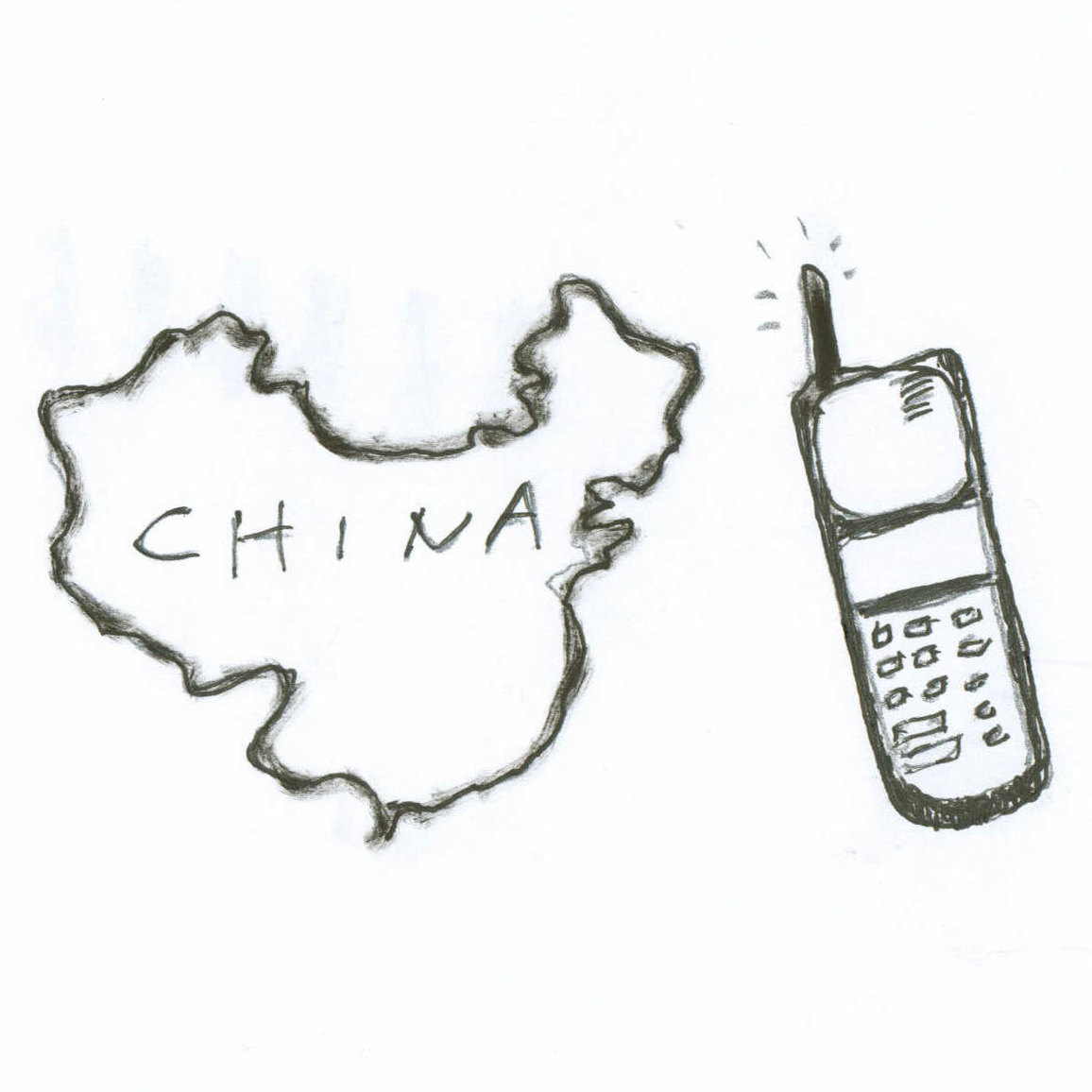 China and cellphone.