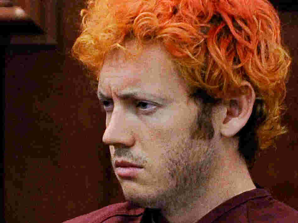 James Holmes, who's accused of killing 12 people and wounding 58.