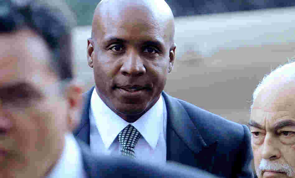 Former baseball player Barry Bonds arrives at federal court for sentencing in Dec. 2011. Bonds was convicted of obstructing a government investigation into steroid use among athletes.