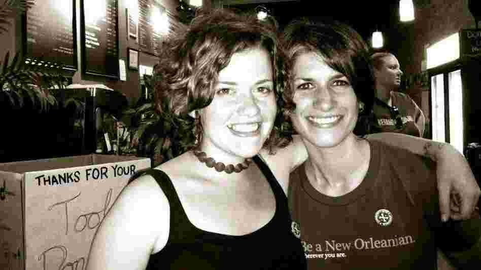 Ally and Carla, co-founders of the Community Glue Workshop.