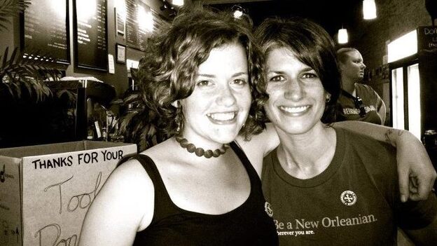 Ally and Carla, co-founders of the Community Glue Workshop. (Courtesy of Community Glue Workshop)