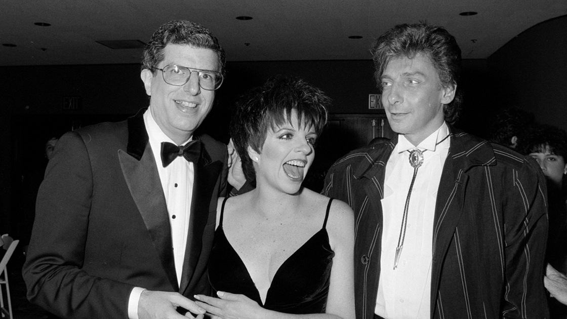 Marvin Hamlisch (left) with Liza Minnelli and Barry Manilow in 1987.