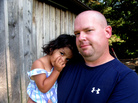 Mike Cannata with 2-year-old Bella. Mike and his wife, Barb, brought Bella home from Bulgaria this past spring after spending five years attempting to adopt. Mike Cannata with 2-year-old Bella. Mike and his wife, Barb, brought Bella home from Bulgaria this past spring after spending five years attempting to adopt.