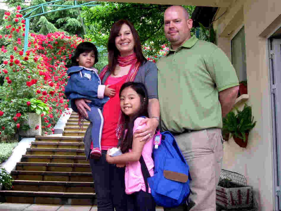 The Cannata family at their home in rural Pennsylvania. Mike and Barb Cannata's second adoption experience was much more difficult than their first.