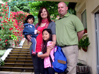 The Cannata family at their home in rural Pennsylvania. Mike and Barb Cannata's second adoption experience was much more difficult than their first.