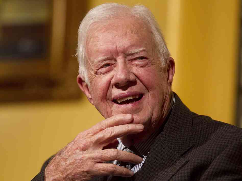 Former President Jimmy Carter at the Carter Center in Atlanta in February 2012.
