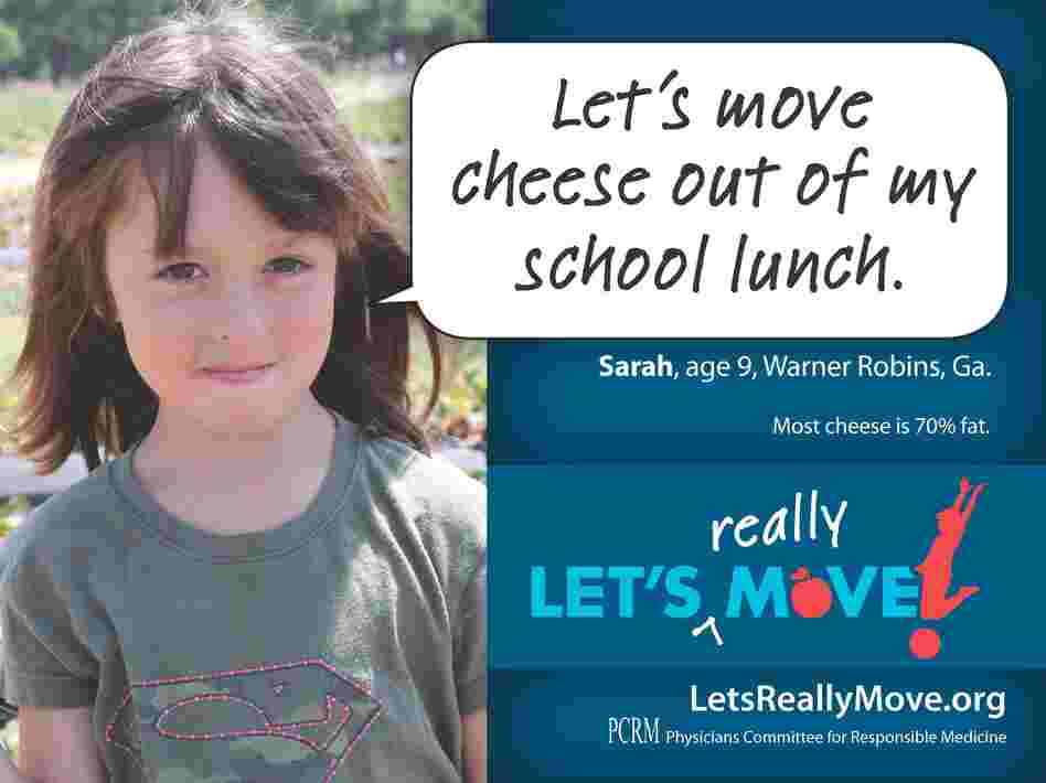 The newest campaign from vegan advocacy group Physicians Committee for Responsible Medicine targets dairy in school lunches.