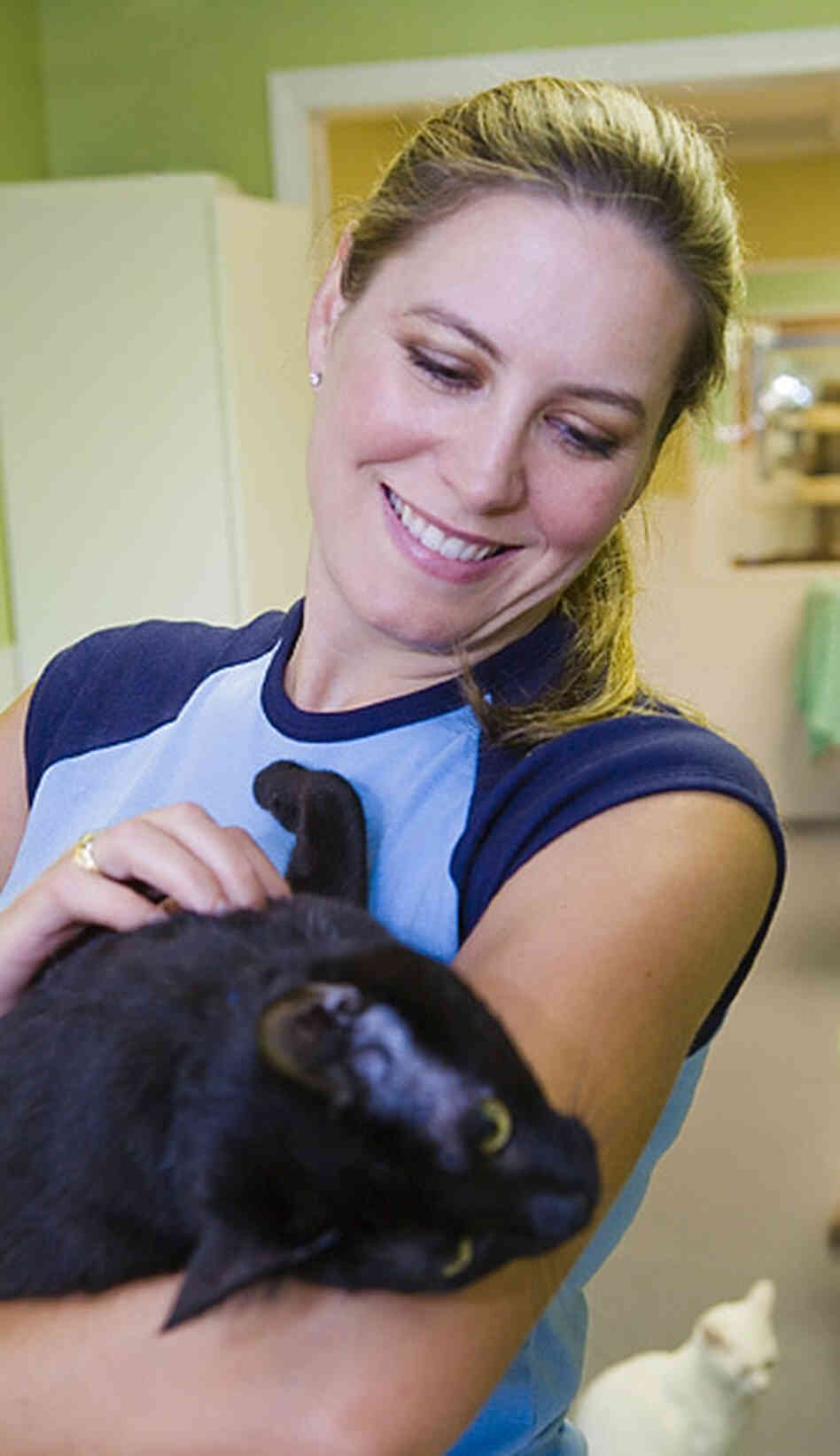 Samantha Shelton of Furkids, an Atlanta-based animal shelter.