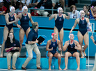 U.S. water polo players on the bench react during their semifinal match between Australia and the United States at the Water Polo Arena in London. The Americans will play for gold on Thursday. U.S. water polo players on the bench react during their semifinal match between Australia and the United States at the Water Polo Arena in London. The Americans will play for gold on Thursday.