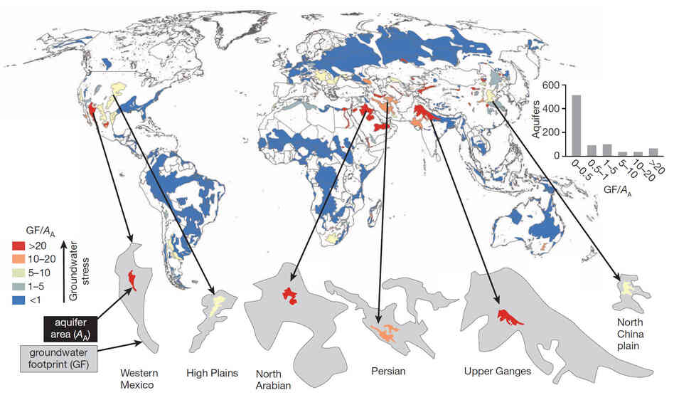 Check out some of the world's most important - and threatened - aquifers. Click to see a high-resolution version of this map.