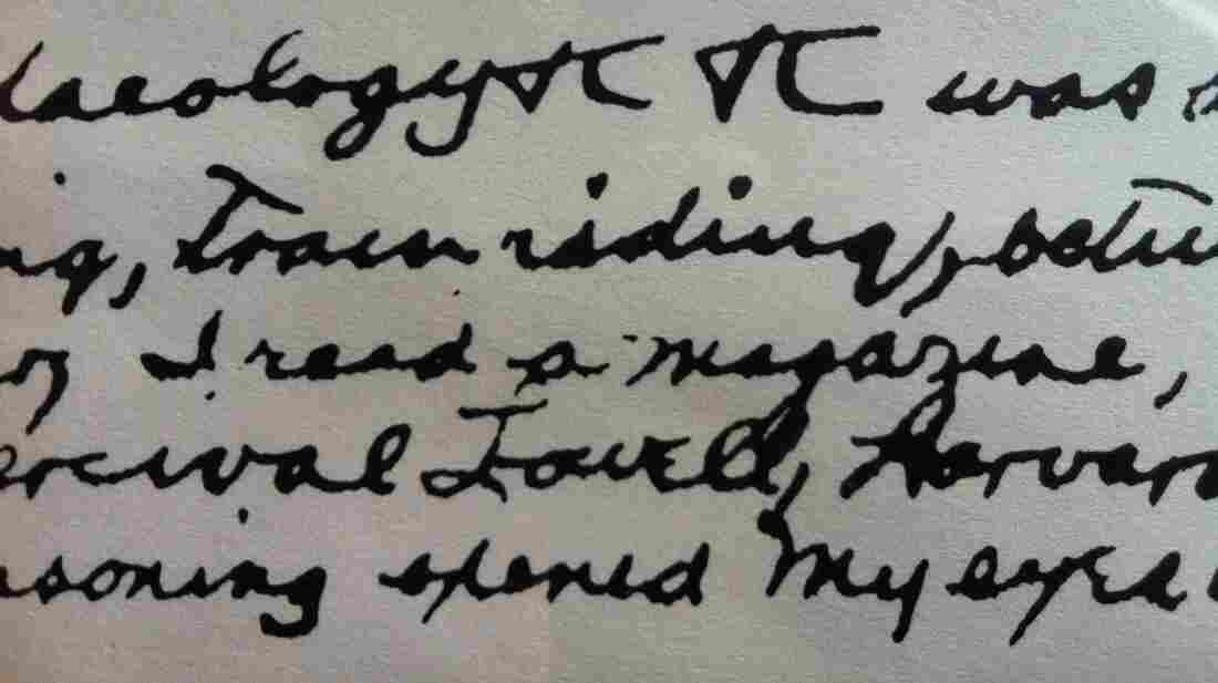 A letter from Robert Krulwich's grandfather. A letter from Robert Krulwich's grandfather.