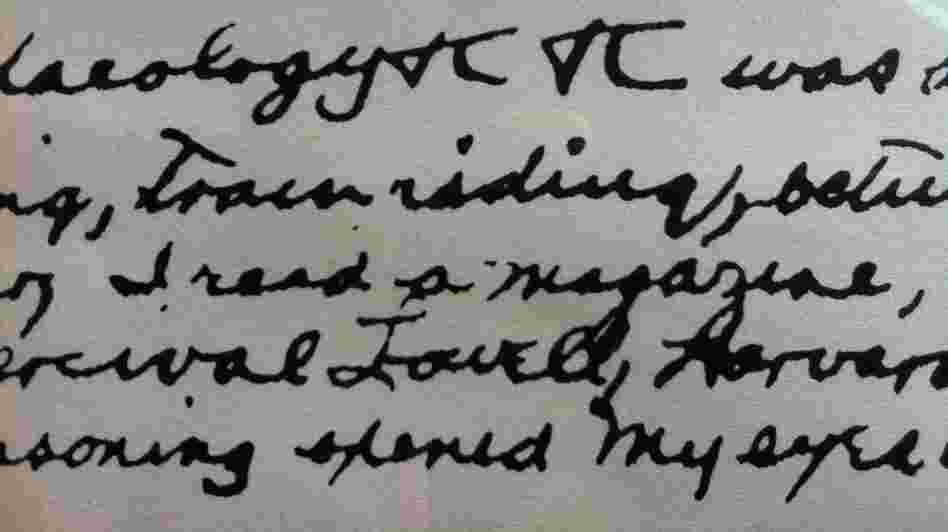 A letter from Robert Krulwich's grandfather. A letter from Robert Krulwich's grandfather.