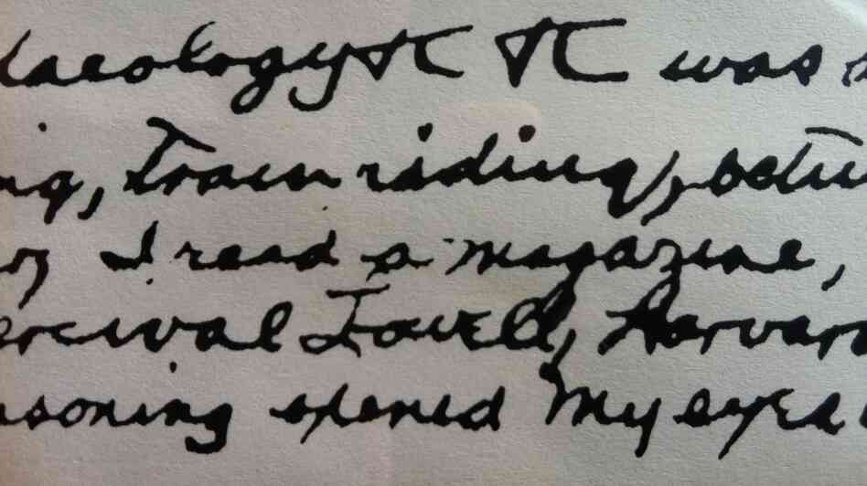 A letter from Robert Krulwich's grandfather. A letter from Robert Krulwich's grandfather.